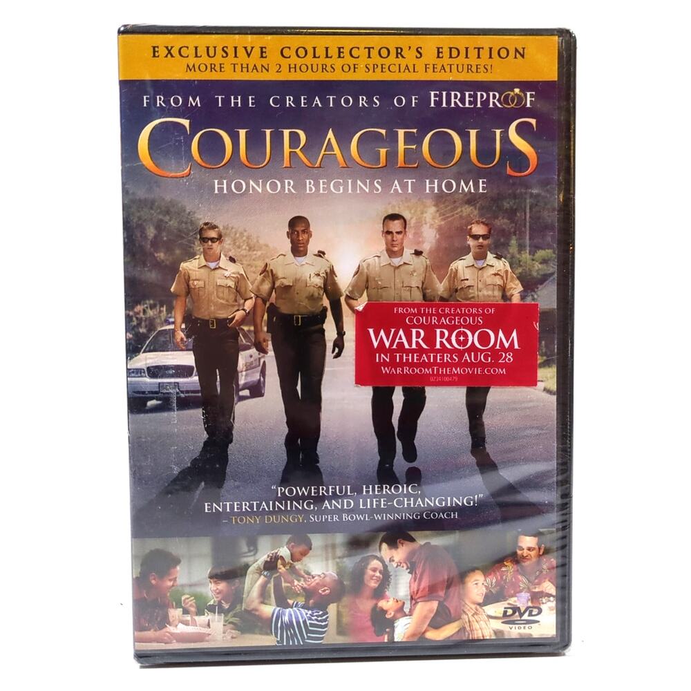 Courageous: Honor Begins at Home DVD 2012 New Sealed Kendrick Brothers